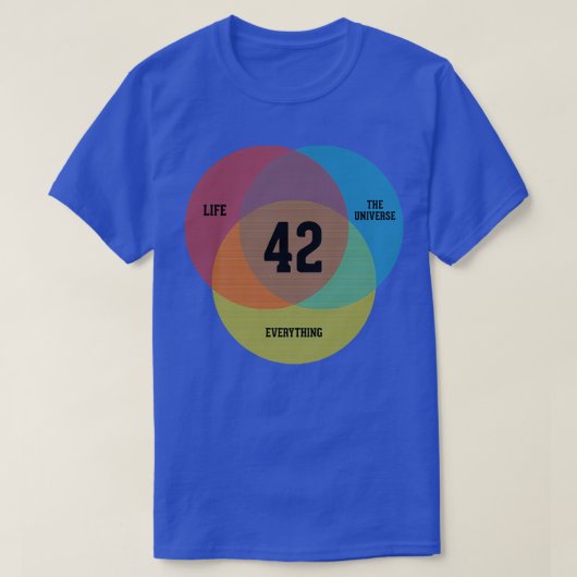 Het Leven van het Diagram van Venn het UniversumTS T-shirt (Design voorkant)