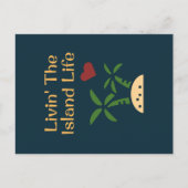 Het leven van het eiland Sri Lanka leert de stranv Briefkaart (Voorkant)