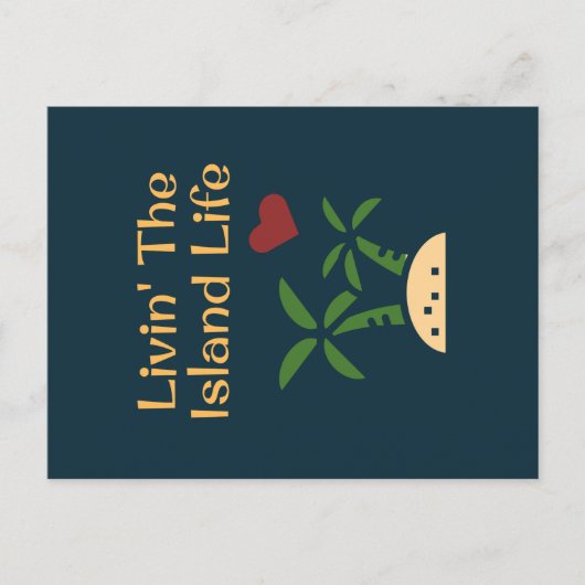 Het leven van het eiland Sri Lanka leert de stranv Briefkaart (Voorkant)