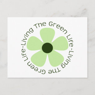 Het leven van het groene leven briefkaart