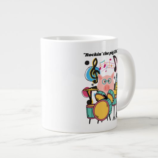 Het leven van het varken grote koffiekop (Voorkant rechts)