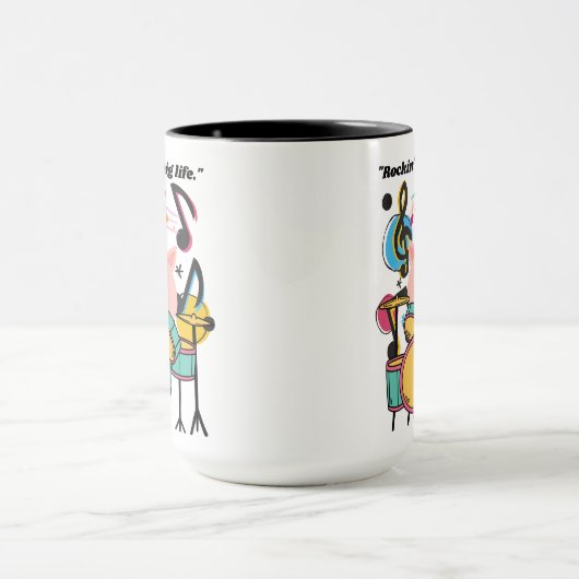 Het leven van het varken mok (Midden)