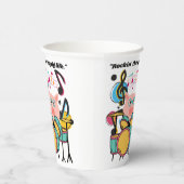 Het leven van het varken papieren bekers (Rechts)