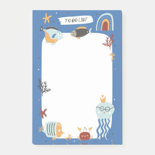 Het Leven van het zee om Post-het Nota's van de Li Post-it® Notes