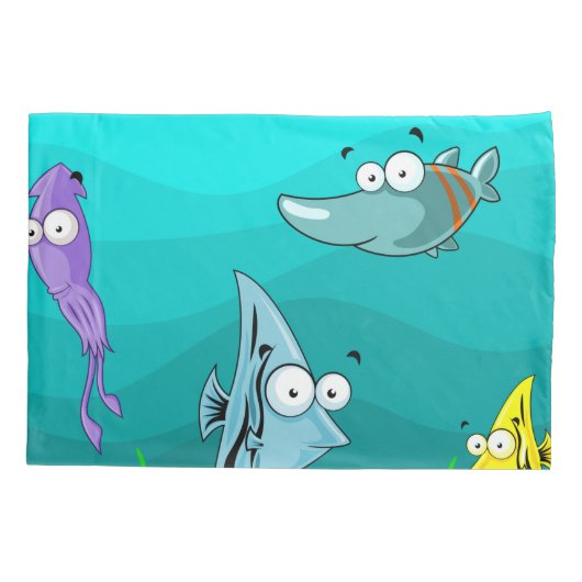 Het Leven van het zee onder het Zee Persoonlijk Kussensloop (Achterkant)