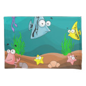 Het Leven van het zee onder het Zee Persoonlijk Kussensloop (Voorkant)