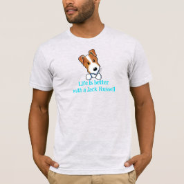 Het leven van Jack Russell is beter T-shirt