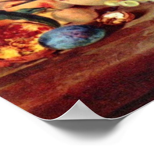 Het leven van Jan van Huysum Poster (Hoek)