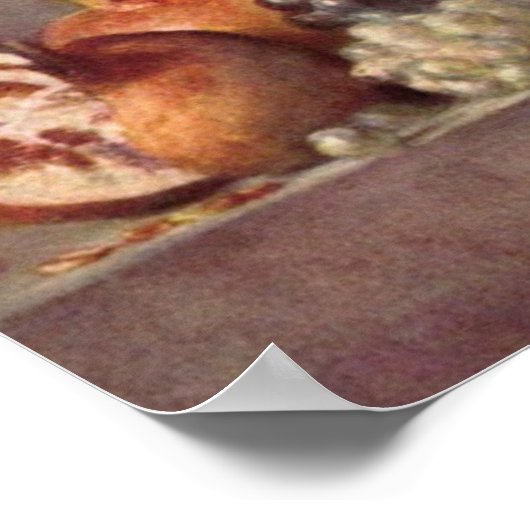 Het leven van Jean Chardin met porseleinen jug Poster (Hoek)