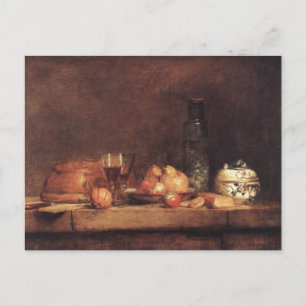 Het leven van Jean Chardin Post met Jar Olijven Briefkaart
