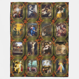 Het leven van Jezus Christus Fleece Deken