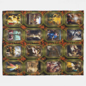 Het leven van Jezus Christus Fleece Deken (Voorkant (Horizontaal))