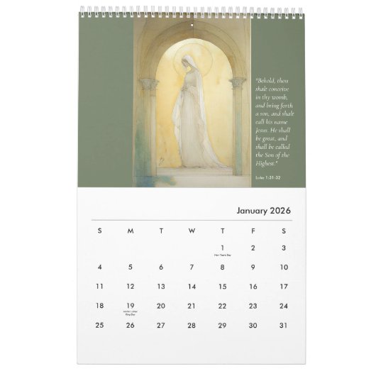 Het Leven van Jezus Christus Kalender (Jan 2026)
