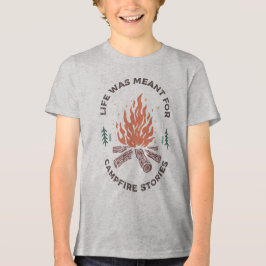 Het Leven van Kinderen Was Bedoeld voor Kampeer vu Tri-Blend Shirt