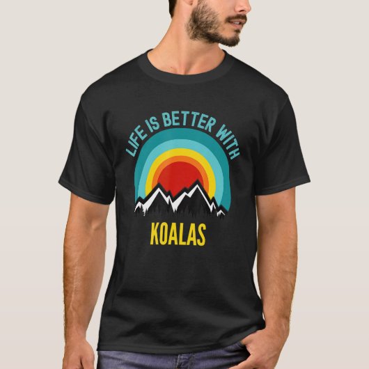 Het leven van Koalas is beter met Koalas T-shirt (Voorkant)