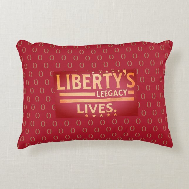 Het leven van Liberty. Accent Kussen (Voorkant)