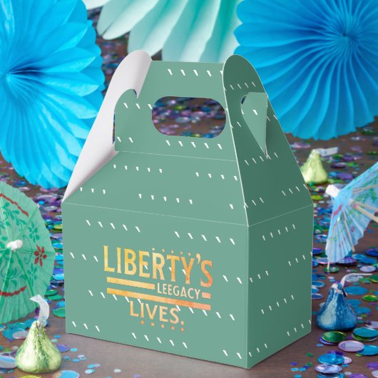 Het leven van Liberty. Bedankdoosjes (Feest)