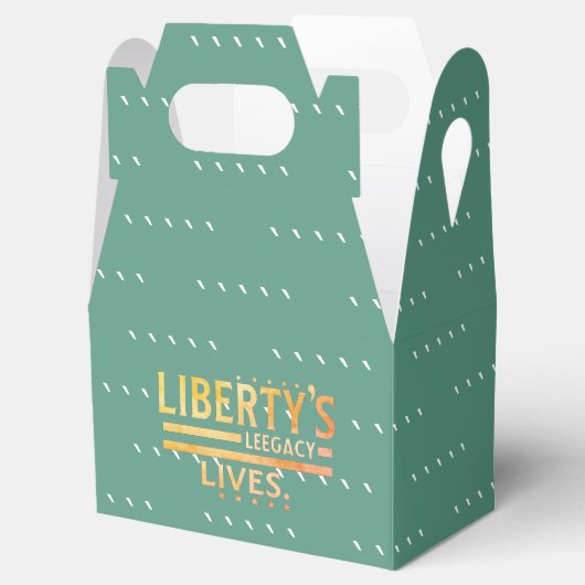 Het leven van Liberty. Bedankdoosjes (Geopend)