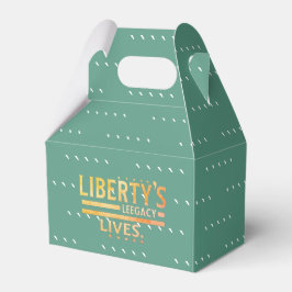 Het leven van Liberty. Bedankdoosjes