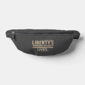 Het leven van Liberty. Print Cut Sew Fanny Pack Heuptasje (Liggend)