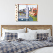 Het leven van Louis II "De Stammerer" Canvas Afdruk (Insitu (Slaapkamer))