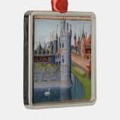 Het leven van Louis II "De Stammerer" Metalen Ornament (Rechts)