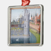 Het leven van Louis II "De Stammerer" Metalen Ornament (Links)