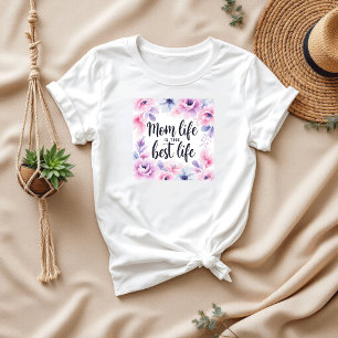 Het leven van mama is het beste leven Oprechte M T-shirt