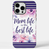 Het leven van mama is het beste leven | Waterverf Case-Mate iPhone Case (Achterkant)