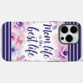 Het leven van mama is het beste leven | Waterverf Case-Mate iPhone Case (Achterkant (horizontaal))