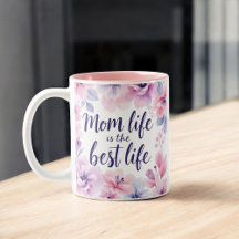 Het leven van mama is het beste leven | Waterverf 