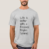 Het Leven van mannen is het Betere T-shirt van de (Voorkant)