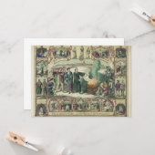 Het leven van Martin Luther & Heroes van de Hervor Kaart (Voorkant / Achterkant in situ)