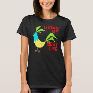 Het leven van mijn beste leven is gek Boerderij T-shirt