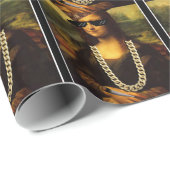 Het Leven van Mona Lisa Thug Life Art Cadeaupapier (Rol Hoek)