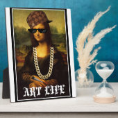 Het Leven van Mona Lisa Thug Life Art Fotoplaat (Zijkant)