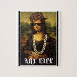 Het Leven van Mona Lisa Thug Life Art Legpuzzel