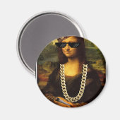 Het Leven van Mona Lisa Thug Life Art Magneet (Voorkant / Achterkant)