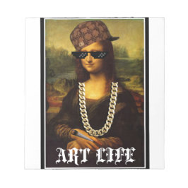 Het Leven van Mona Lisa Thug Life Art Notitieblok
