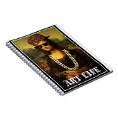 Het Leven van Mona Lisa Thug Life Art Notitieboek (Rechterzijde)