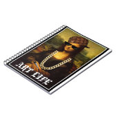 Het Leven van Mona Lisa Thug Life Art Notitieboek (Linkerzijde)