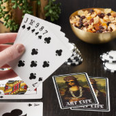 Het Leven van Mona Lisa Thug Life Art Pokerkaarten (Insitu)