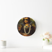 Het Leven van Mona Lisa Thug Life Art Ronde Klok (Huis)