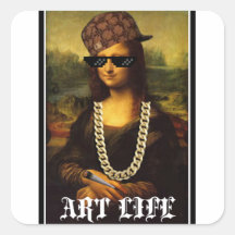 Het Leven van Mona Lisa Thug Life Art