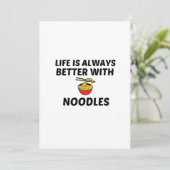 HET LEVEN VAN NOODEN IS BETER BEDANKKAART (Staand voorkant)