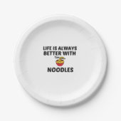 HET LEVEN VAN NOODEN IS BETER PAPIEREN BORDJE (Voorkant)