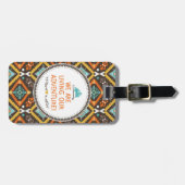 Het leven van ons avontuur bagagelabel (Voorkant horizontaal)