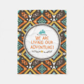 Het leven van ons avontuur fleece deken (Voorkant)