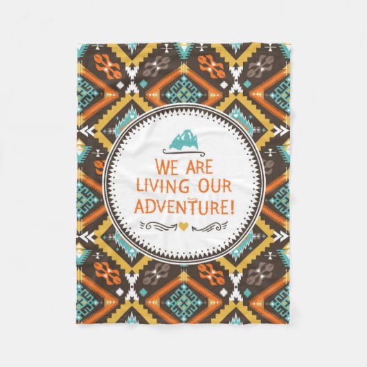 Het leven van ons avontuur fleece deken (Voorkant)