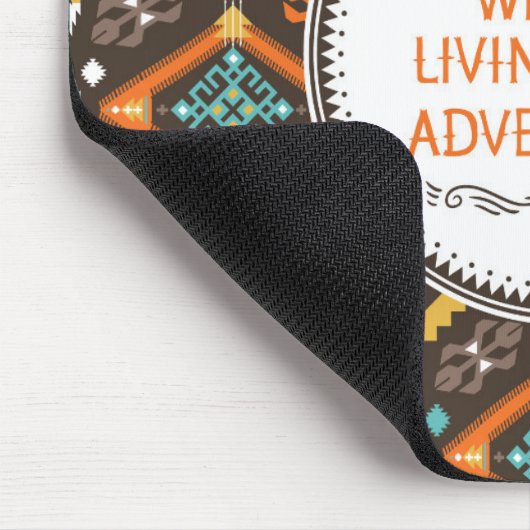 Het leven van ons avontuur muismat (Hoek)